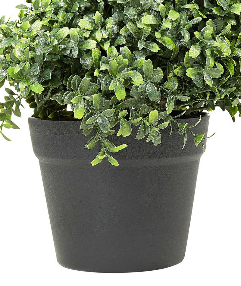 Beliani Dirbtinis augalas BUXUS SPIRAL TREE 98 cm žalias