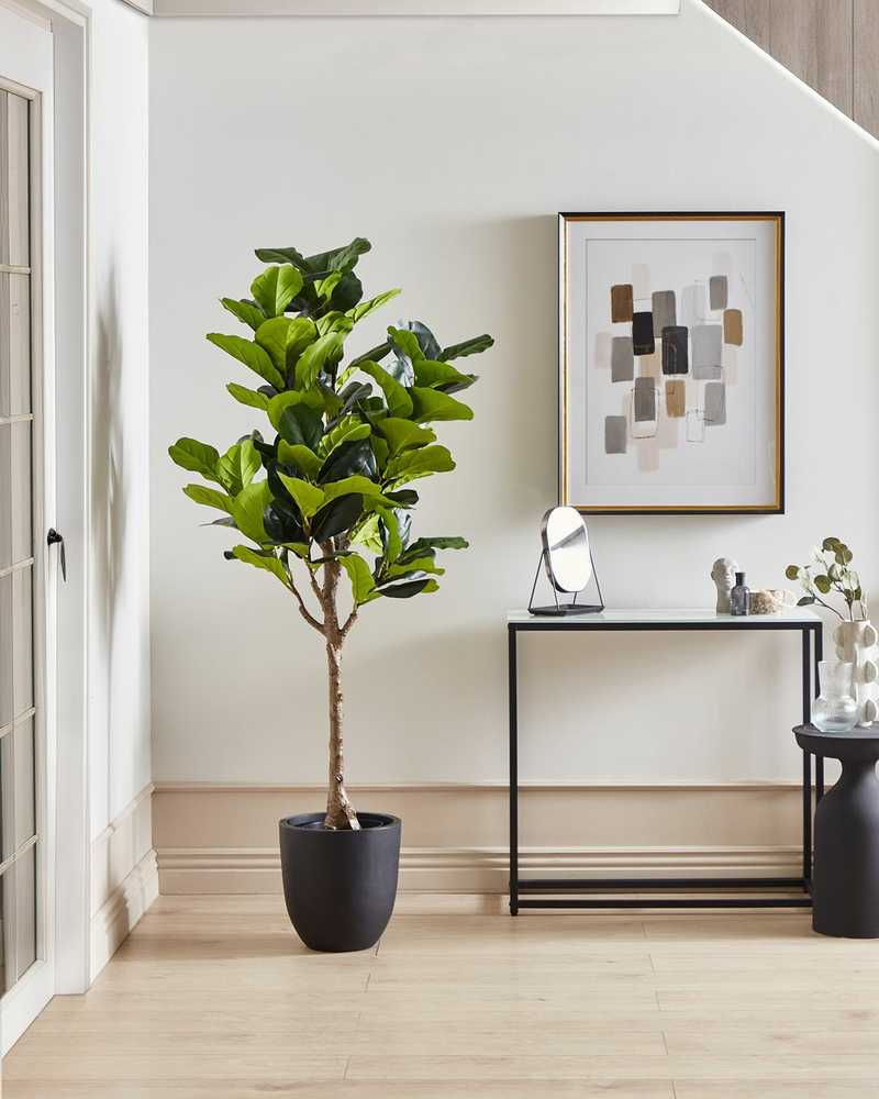 Beliani Dirbtinis augalas FIG TREE 162 cm žalias