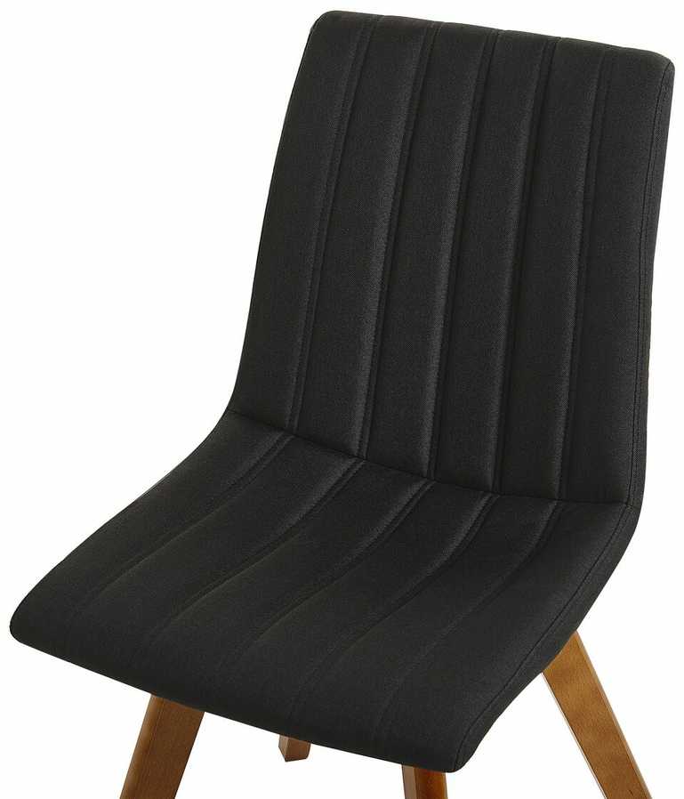 Beliani 2 valgomojo kėdžių komplektas CALGARY Juodas