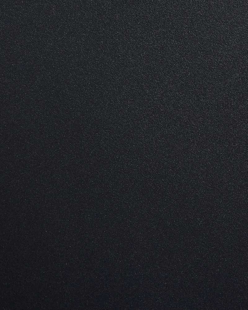 Beliani Vitrina su stikline spintele OXTED, 80 cm, metalinė, juoda