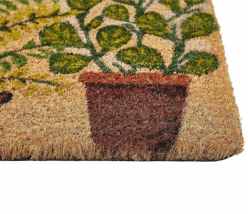 Beliani Durelių kilimėlis ANAMUDI natūralios spalvos 40 x 60 cm kokoso pluoštas