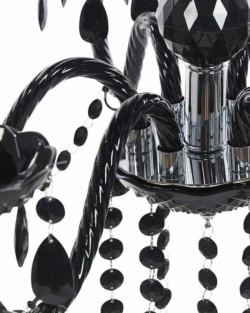 Pakabinamas šviestuvas Beliani KALANG L juodas sietynas