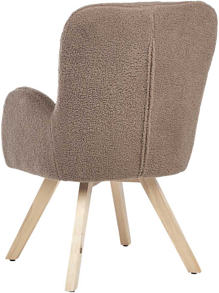 Fotelis Beliani Fotel BJARN boucle rudas