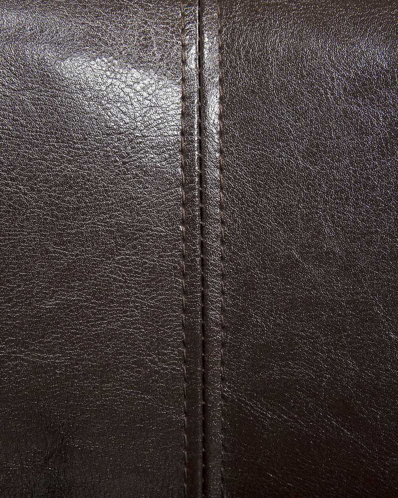 Fotelis Beliani Fotelė BORWICK dirbtinė oda tamsiai ruda