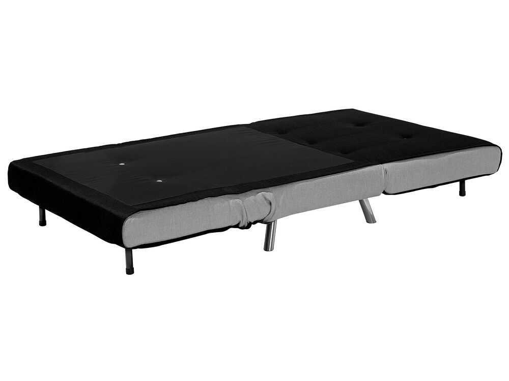Beliani Vienvietė išskleidžiama sofa FARRIS juoda