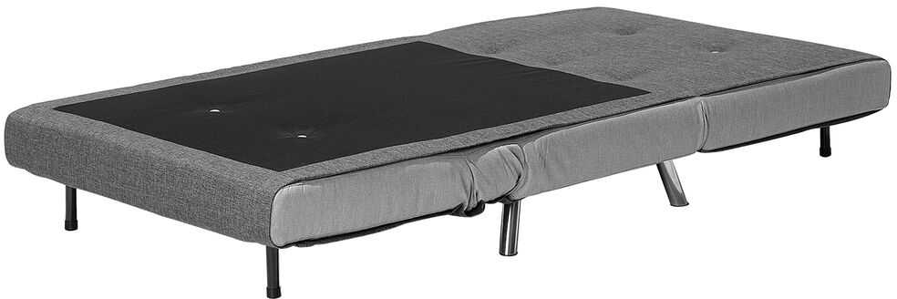 Beliani Viengulė išskleidžiama sofa FARRIS tamsiai pilka