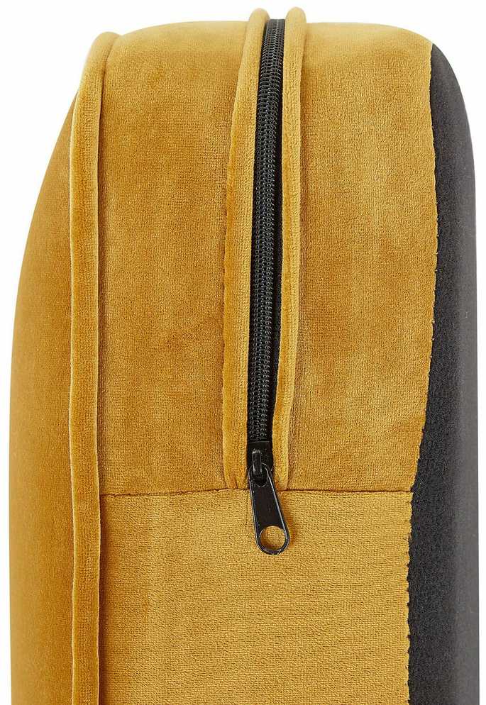 Fotelis Beliani Fotel CHESTERFIELD aksominis auksinis