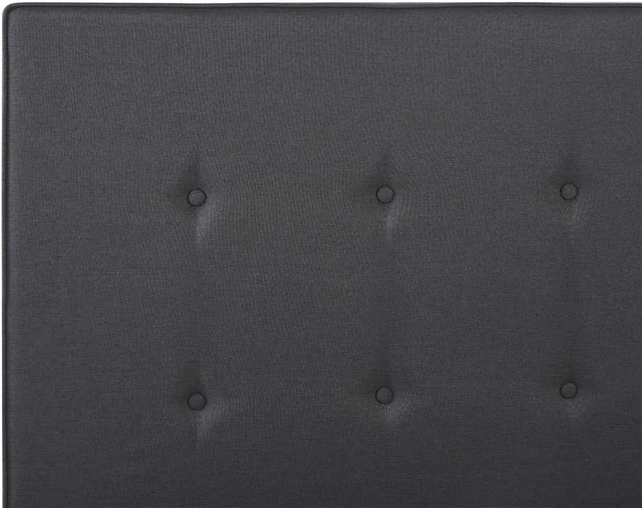 Beliani Lova AMBASSADOR 160 x 200 cm tamsiai pilka
