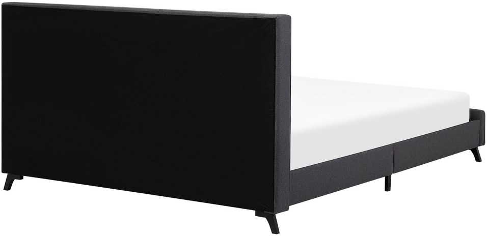 Beliani Lova AMBASSADOR 160 x 200 cm tamsiai pilka