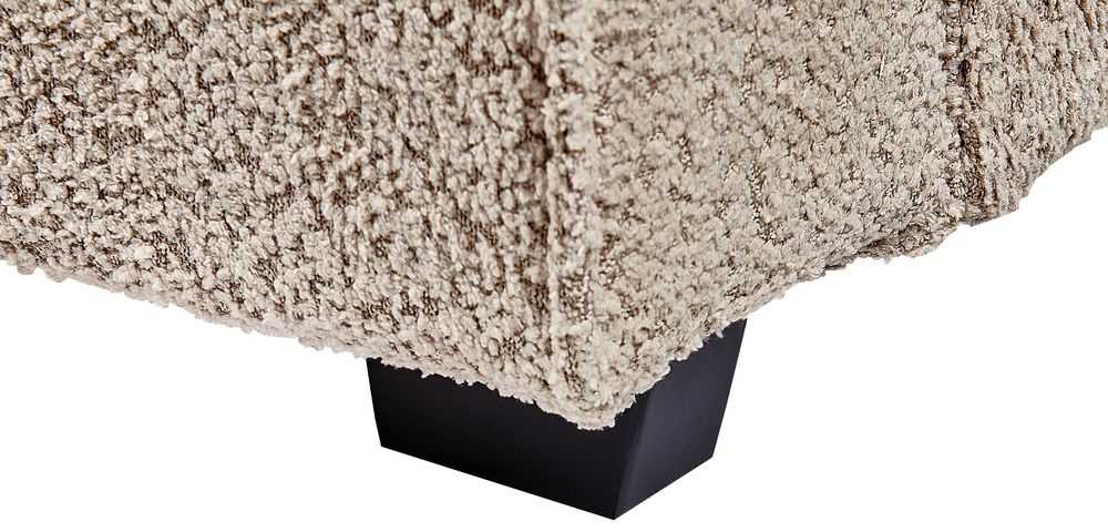 Beliani Lova Boucle MIRANDE 180 x 200 cm smėlio spalvos