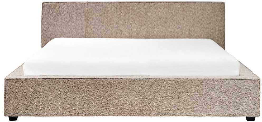 Beliani Lova Boucle MIRANDE 180 x 200 cm smėlio spalvos