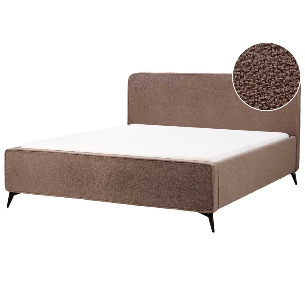 Beliani Lova Boucle VALOGNES 180 x 200 cm ruda
