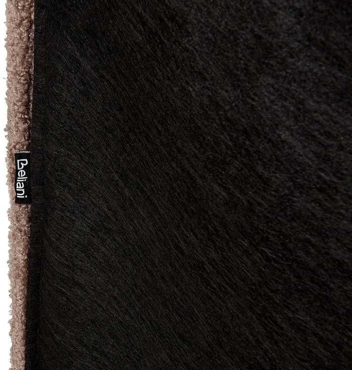 Beliani Bouclé lova LINARDS 180 x 200 cm, ruda