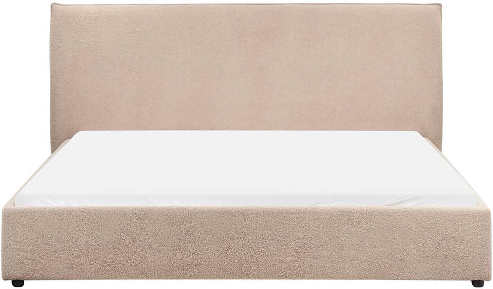 Beliani Lova Boucle LAVAUR 180 x 200 cm smėlio spalvos