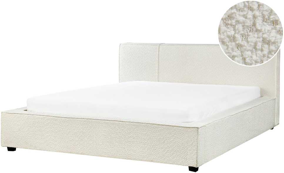 Beliani Lova Boucle MIRANDE 160 x 200 cm, balta