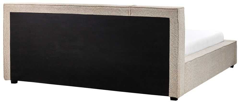 Beliani Lova Boucle MIRANDE 180 x 200 cm smėlio spalvos
