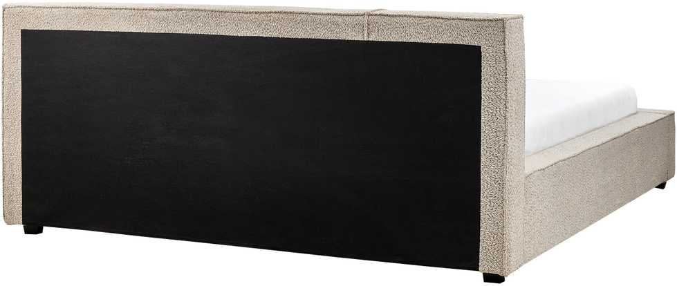 Beliani Lova Boucle MIRANDE 180 x 200 cm smėlio spalvos