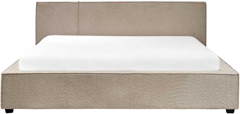 Beliani Lova Boucle MIRANDE 180 x 200 cm smėlio spalvos