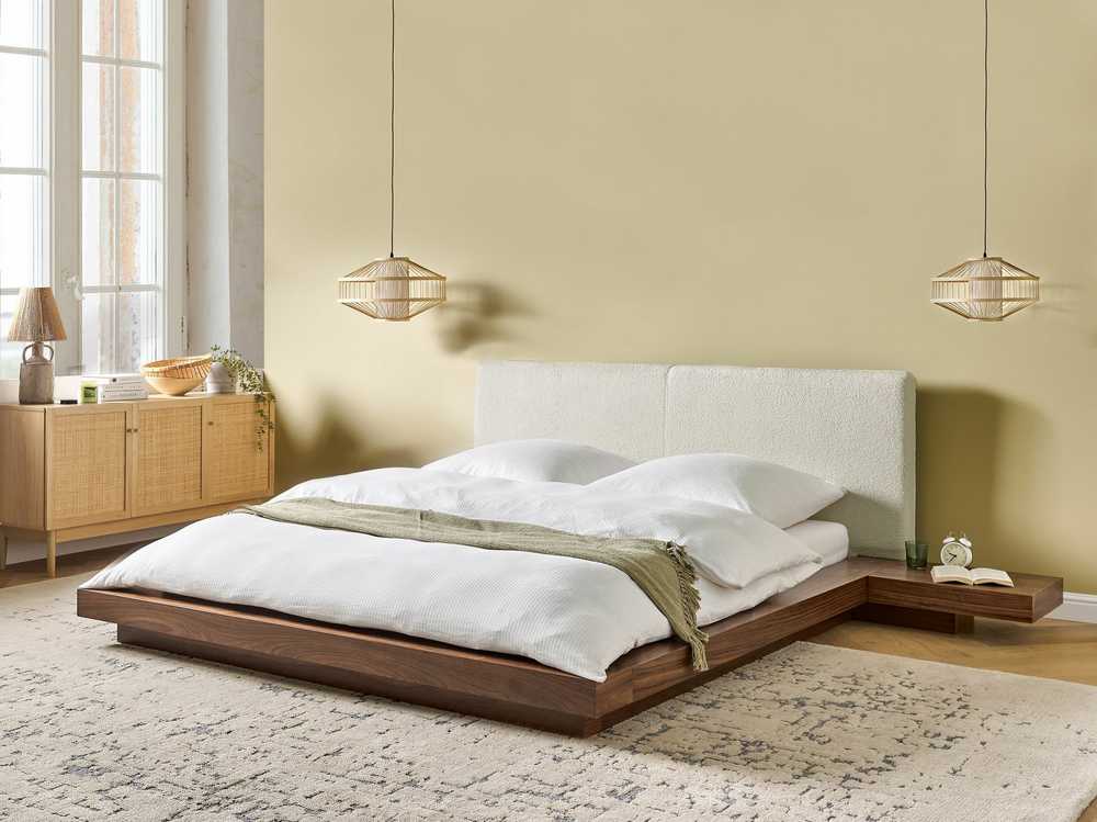 Beliani Lova Boucle ZEN 160 x 200 cm, uosio ruda