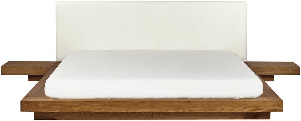 Beliani Lova Boucle ZEN 180 x 200 cm natūralaus uosio spalvos