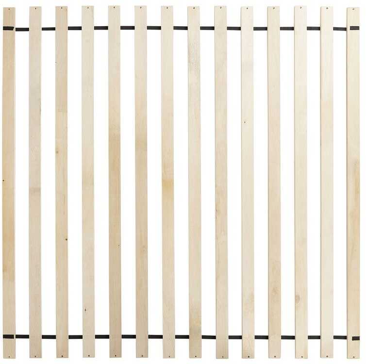 Beliani Rotango lova BOUSSICOURT 180 x 200 cm tamsiai ruda