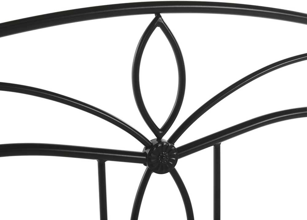 Beliani Metalinė lova ANTLIA 140 x 200 cm, juoda