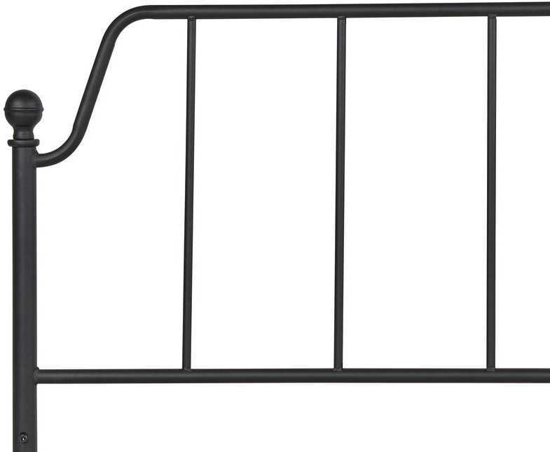Beliani Metalinė lova MAURESSAC 140 x 200 cm Juoda