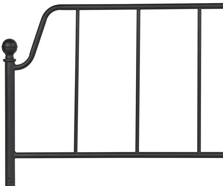 Beliani Metalinė lova MAURESSAC 140 x 200 cm Juoda