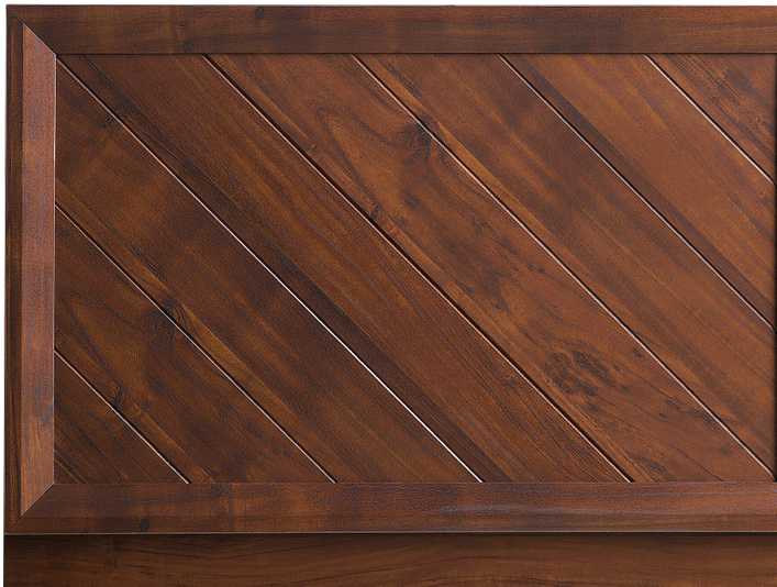 Beliani Lova MIALET 180 x 200 cm tamsiai ruda