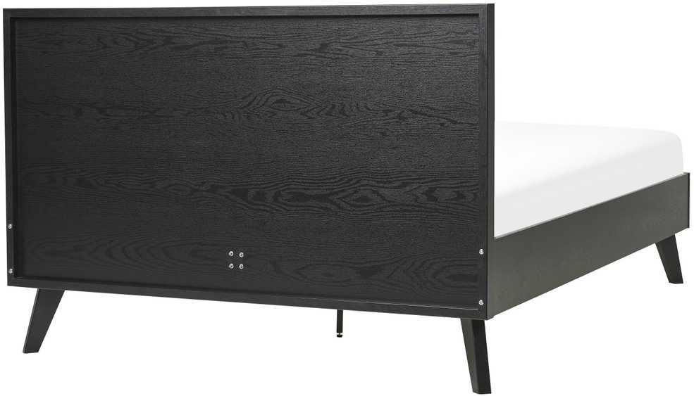 Beliani Rotango lova MONPAZIER 140 x 200 cm juoda