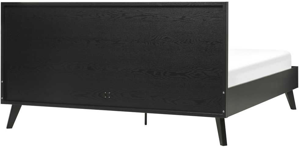Beliani Rotango lova MONPAZIER 180 x 200 cm Juoda