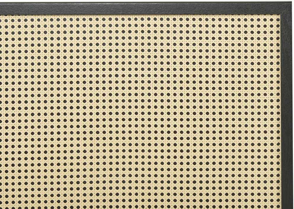 Beliani Rotango lova MONPAZIER 180 x 200 cm Juoda
