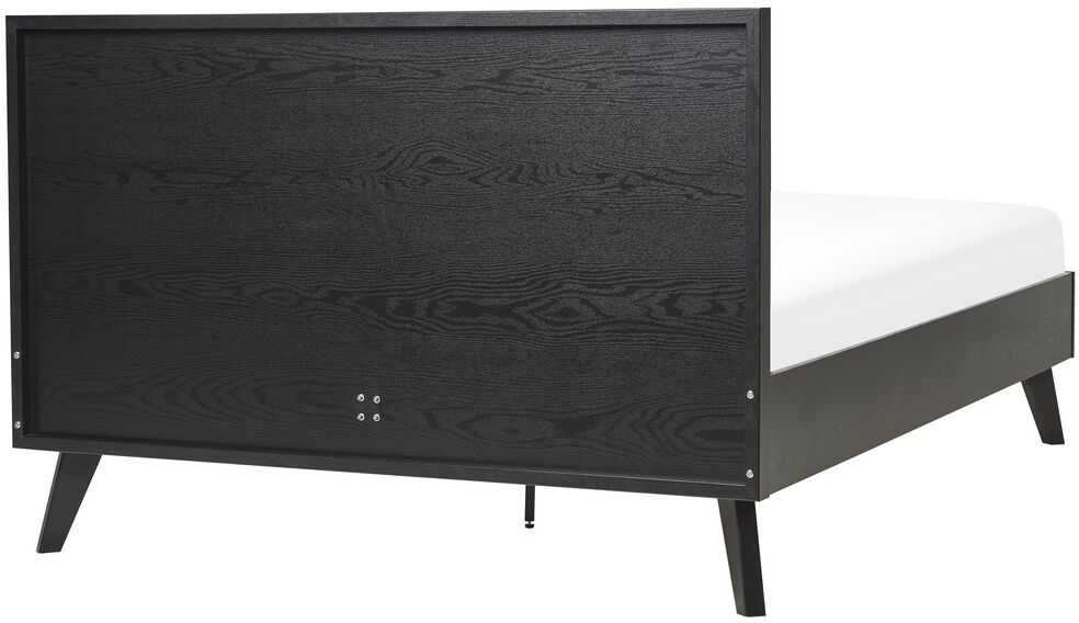 Beliani Rotango lova MONPAZIER 140 x 200 cm juoda