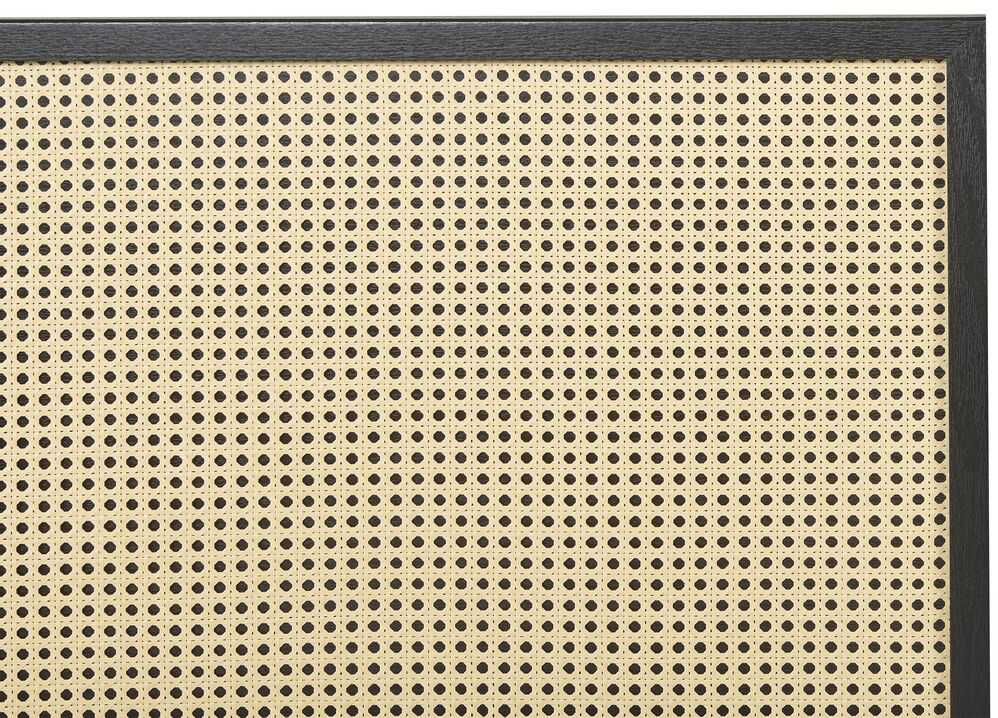 Beliani Rotango lova MONPAZIER 180 x 200 cm Juoda