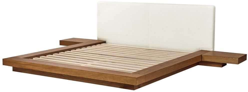 Beliani Lova Boucle ZEN 180 x 200 cm natūralaus uosio spalvos