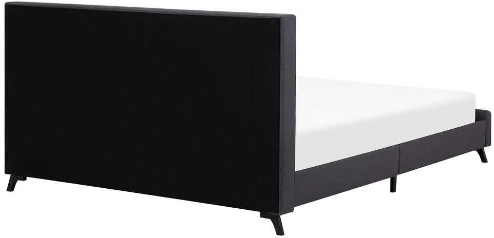 Beliani Lova AMBASSADOR 160 x 200 cm tamsiai pilka