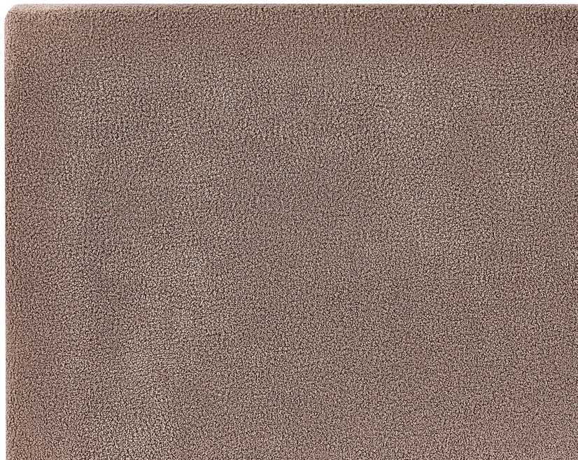 Beliani Vandeninė lova Boucle ALBI 180 x 200 cm, ruda