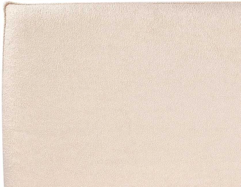 Beliani Vandens lova Boucle LAVAUR 180 x 200 cm smėlio spalvos