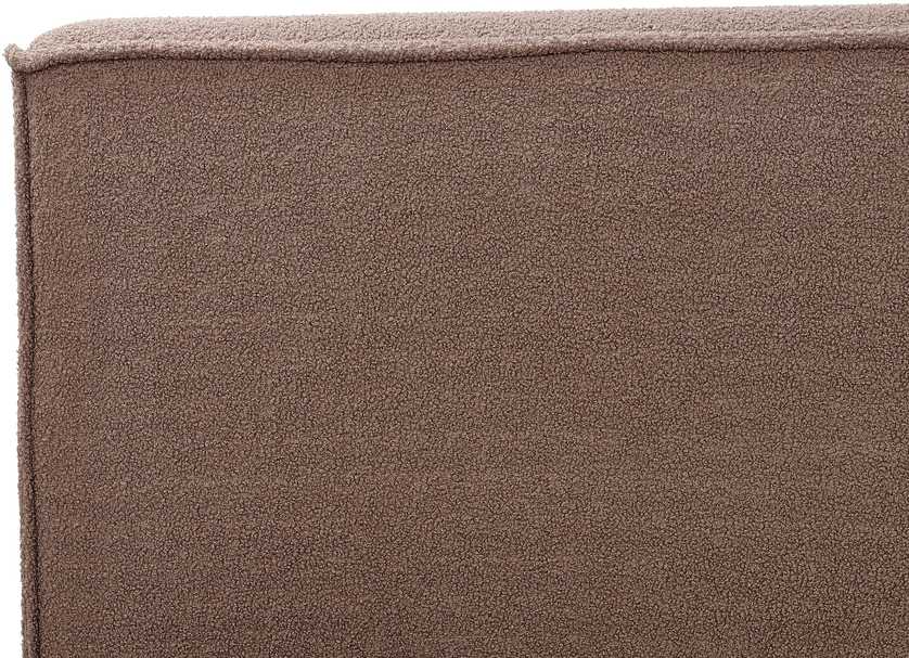Beliani Bouclé vandens lova LINARDS 180 x 200 cm, ruda