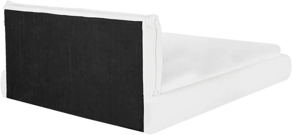 Beliani Vandens lova Boucle VINAY 160 x 200 cm Balta