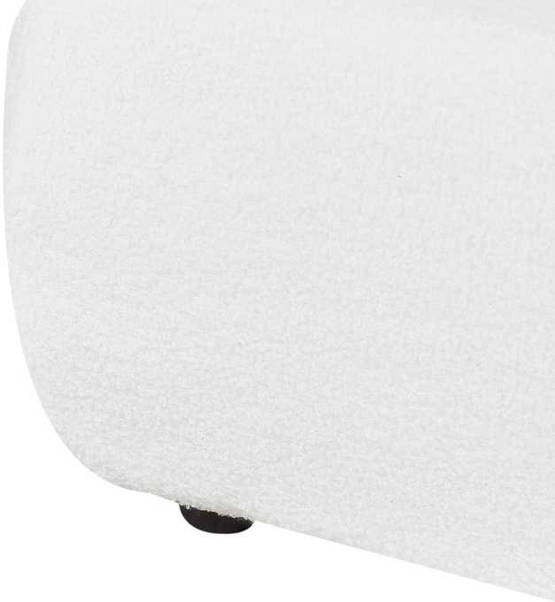 Beliani Vandens lova Boucle VINAY 160 x 200 cm Balta