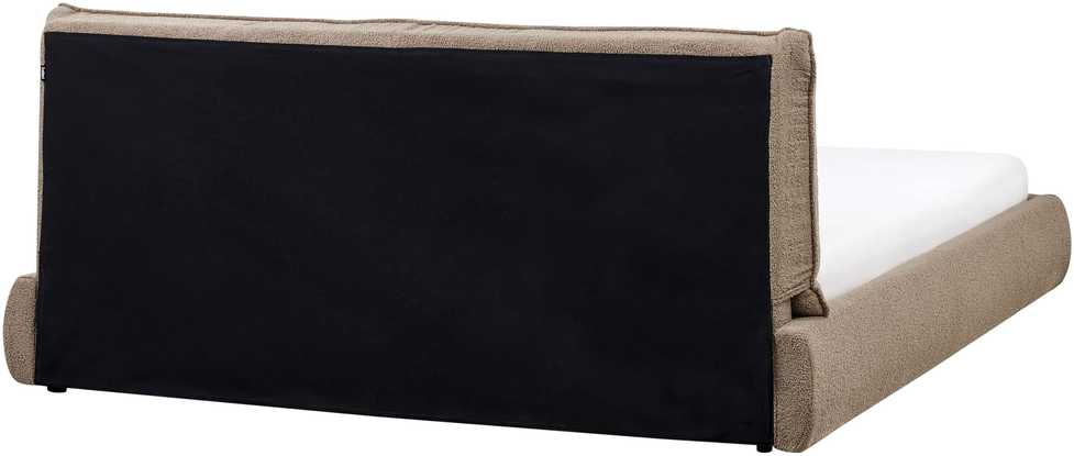 Beliani Vandens lova Boucle VINAY 180 x 200 cm, ruda