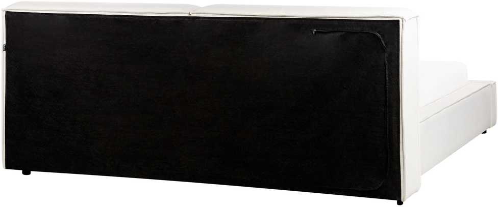 Beliani Vandens lova LINARDS 180 x 200 cm kreminės spalvos