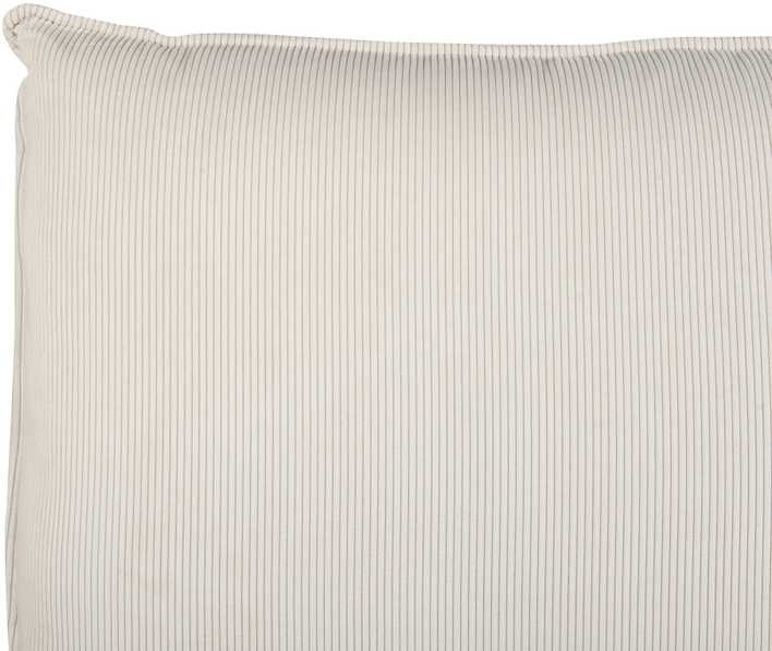 Beliani Vandens lova VINAY, velvetas, 160 x 200 cm, šviesiai smėlio spalvos