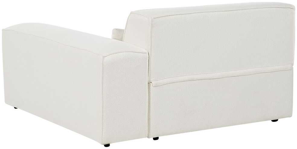 Sofa Beliani Kampinis modulis HELLNAR kairinis, kreminės spalvos „Bouclé“