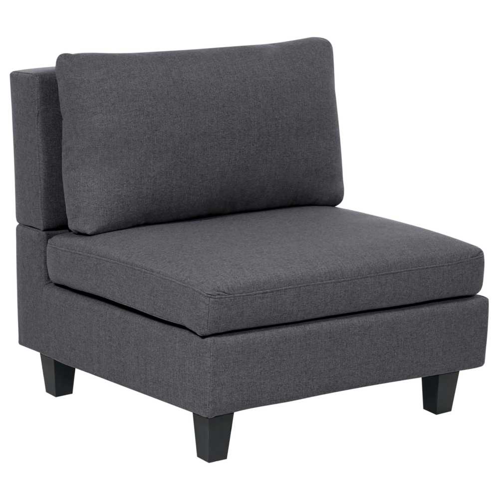 Sofa Beliani Vienvietis modulis UNSTAD, tamsiai pilkas