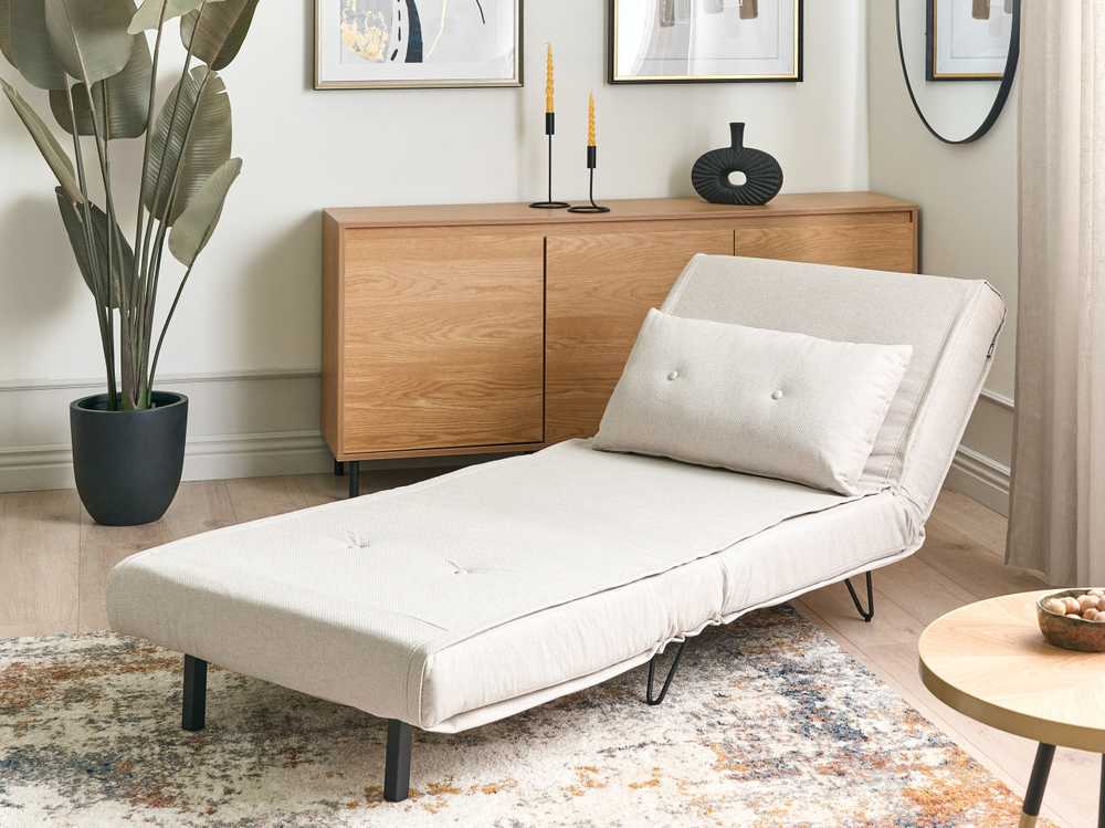 Sofa Beliani 3 vietų poilsio komplektas VESTFOLD, šviesiai smėlio spalvos