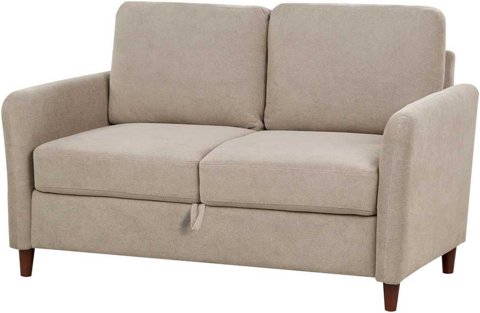 Sofa Beliani 5 vietų svetainės baldų komplektas MARE smėlio spalvos su daiktadėže