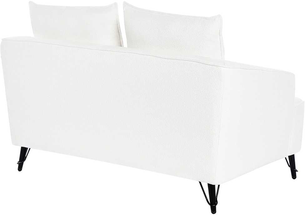 Sofa Beliani 5 vietų svetainės baldų komplektas HOBRO Boucle baltas