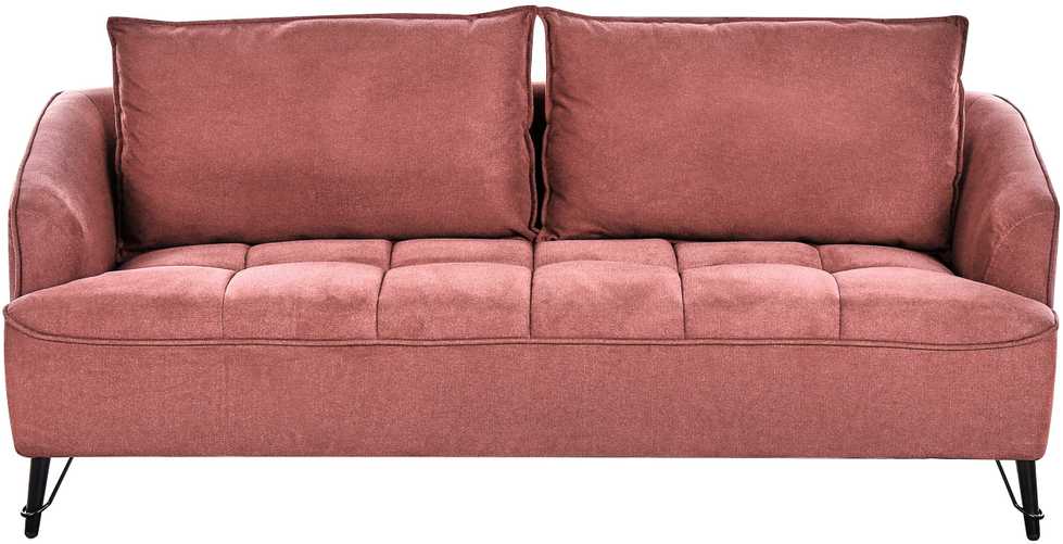Sofa Beliani 5 vietų minkštų baldų komplektas HOBRO bordo spalvos